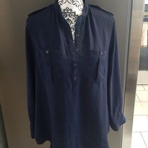 Express button blouse